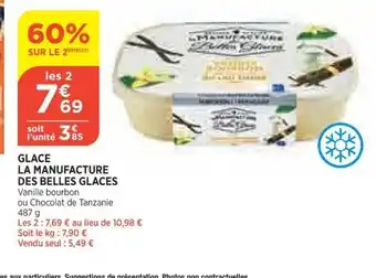 Bi1 Glace La Manufacture Des Belles glaces offre