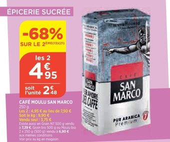 Bi1 Café Moulu San Marco offre