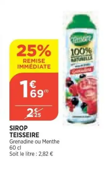 Bi1 Sirop Teisseire offre