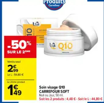 Carrefour Market Soin visage Q10 offre