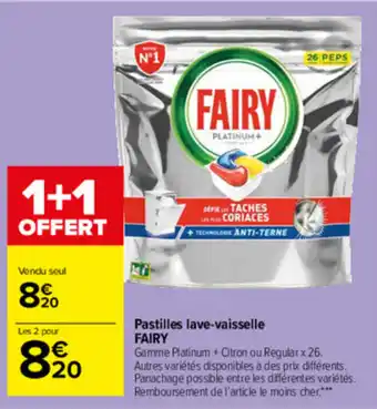 Carrefour Market Pastilles lave-vaisselle offre
