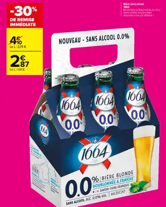 Carrefour Market Bière sans alcool offre