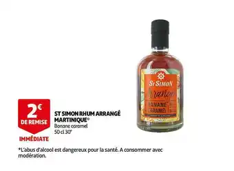 Auchan Direct St Simon Rhum Arrangé Martinique offre