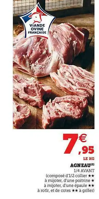 Hyper U Agneau offre