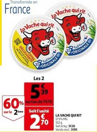 Auchan La Vache Qui Rit offre