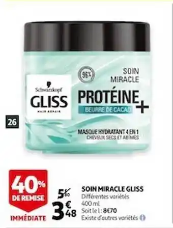 Soin Miracle Gliss