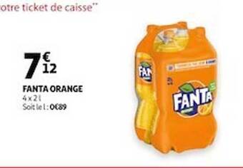 Auchan Fanta Orange offre