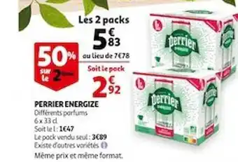 Auchan Perrier Energize offre