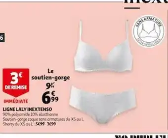Auchan Ligne Laly Inextenso : Le Soutien-gorge offre