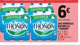 E.Leclerc Thonon Eau Minérale Naturelle offre