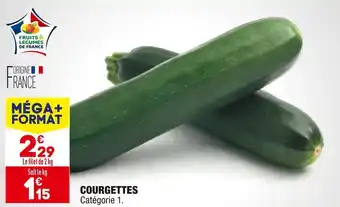 ALDI Courgettes offre