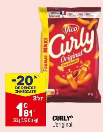 ALDI Curly curly offre