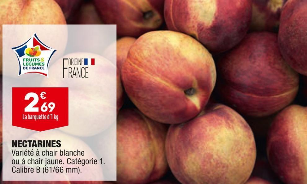 Promo Nectarines chez ALDI