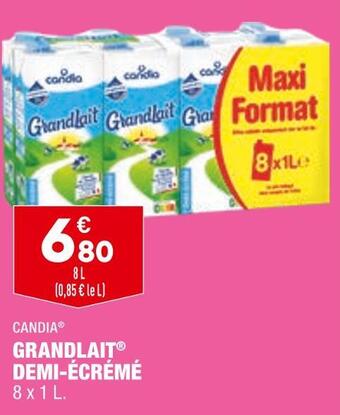 ALDI Candia grandlait demi-écrémé offre