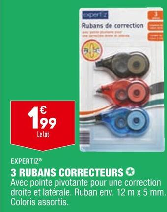 ALDI Expertiz 3 rubans correcteurs offre