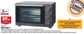 ALDI Ambiano mini-four offre
