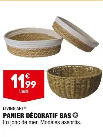 ALDI Living art panier décoratif bas offre