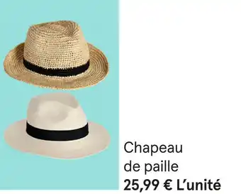 Chapeau de paille