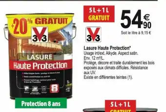Tridôme Lasure Haute Protection offre