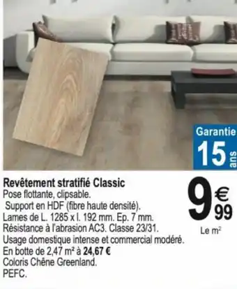 Tridôme Revêtement Stratifié Classic offre