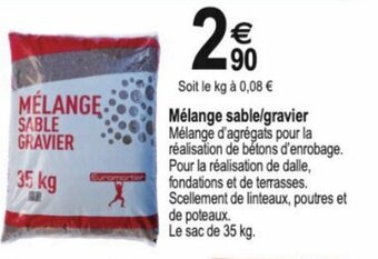 Mélange Sable/Gravier
