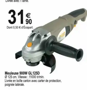 Tridôme Meuleuse 900W GL125D offre