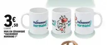 E.Leclerc Mug En Céramique Vachement Normand offre