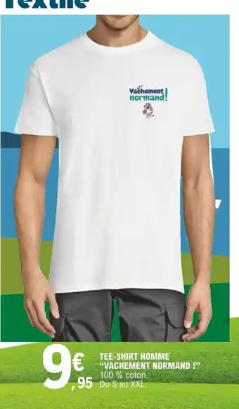 E.Leclerc Tee-Shirt Homme Vachement Normand offre