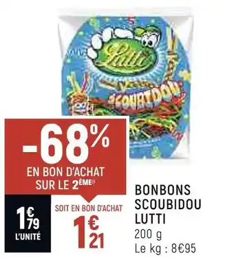 Petit Casino Lutti bonbons scoubidou offre