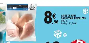 E.Leclerc Ailes de Raie Sans Peau Surgelées offre