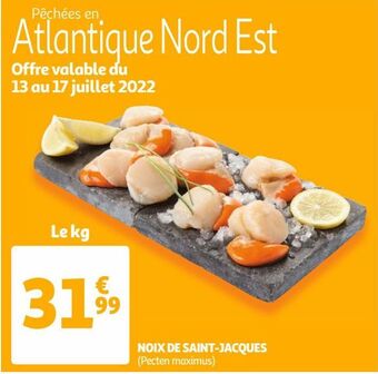 Auchan Noix de saint-jacques offre