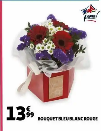 Auchan Bouquet bleu blanc rouge offre