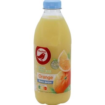 Auchan Pur jus d'orange sans pulpe auchan offre