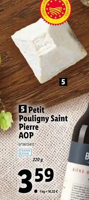 Lidl Petit pouligny saint pierre aop offre