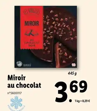 Lidl Miroir au chocolat offre