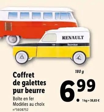 Lidl Coffret de galettes pur beurre offre