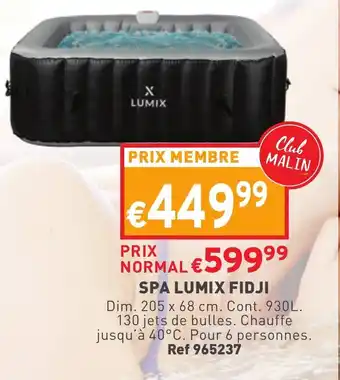 Trafic Spa Lumix Fidji Ref 965237 offre