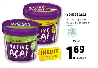 Sorbet açaí