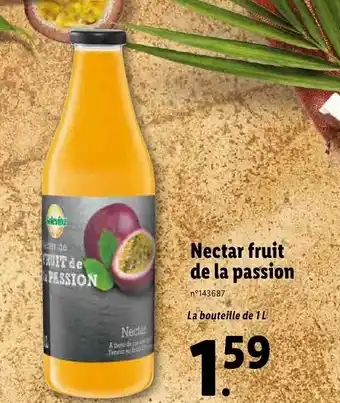 Lidl Nectar fruit de la passion offre