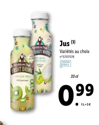 Lidl Jus offre