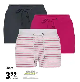 Lidl Short offre