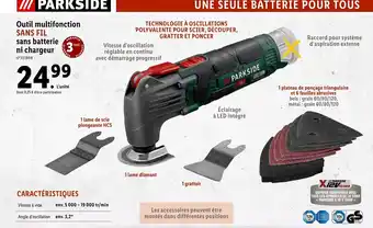 Lidl Outil multifonction sans fil sans batterie ni chargeur offre