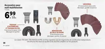 Lidl Accessoires pour outil multifonction offre