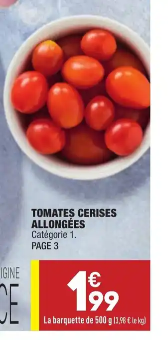 ALDI Tomates cerises allongées offre