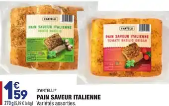 ALDI Pain Saveur Italienne offre