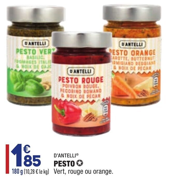 Promo Pesto chez ALDI