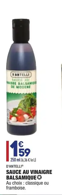 ALDI Sauce Au Vinaigre Balsamique offre