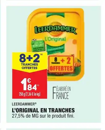ALDI L'Original En Tranches offre