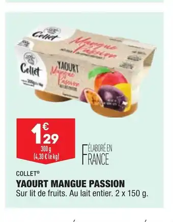 ALDI Yaourt Mangue Passion offre