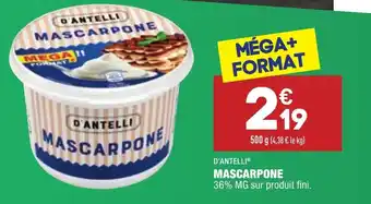 ALDI Mascarpone offre